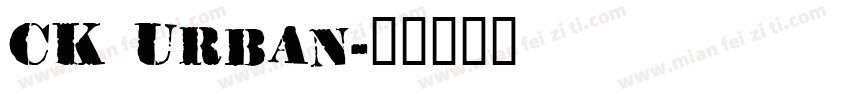 CK Urban字体转换